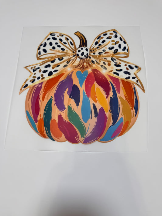 #144 WATER COLOR PUMPKIN