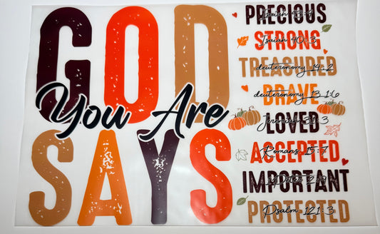 #128 GOD SAYS YOU ARE